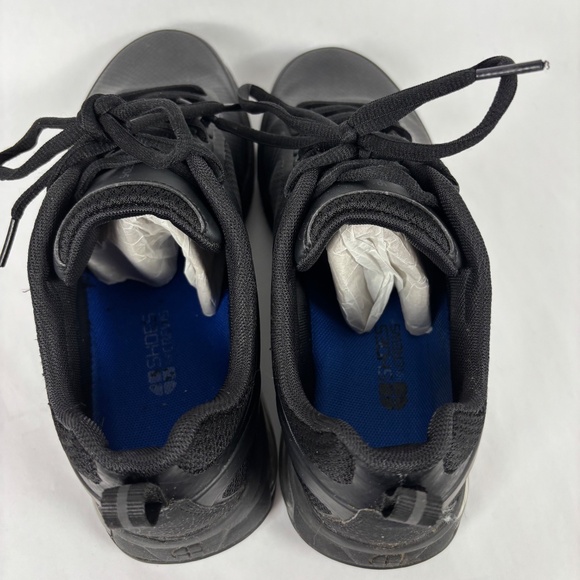 Shoes for Crews Non-Slip Work/Stand Sneakers/Shoes Black Leather Women Size 8 - Picture 8 of 10